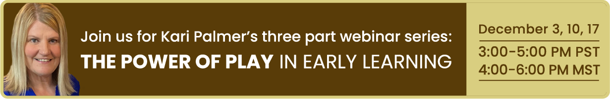 Power of Play Webinar Series banner