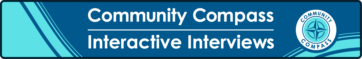 Community Compass Interactive Interviews logo
