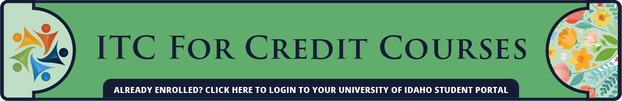 ITC For credit courses. Summer 2024 enrollment opens May 27th and closes July 1st. Already registered? Click here to login to your course 