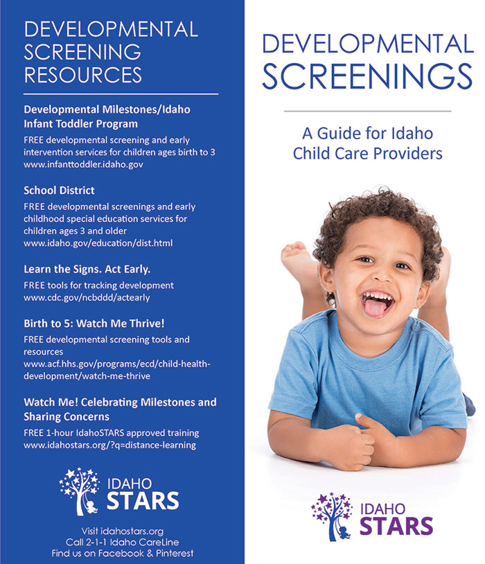 Developmental Screenings Providers IdahoSTARS